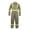 Khaki, variant on Flame Resistant FR High Visibility Hi Vis Coverall - 88% C/12% N (Large, Red)