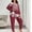 Wine, variant on Abomasnow Plus Size Pajama Set for Women 2 Piece Christmas Printed Long Sleeve Loungewear Soft Crewneck Shirts and Pants Pj Set XL-5XL