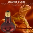 thumbnail image 4 of 2024 TOP! 100W 2 Pack Infrared Heat Lamp Bulb Red Light Bulbs for Pet Lizards Bearded Snakes & Amphibians 220V, 4 of 4
