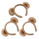 thumbnail image 5 of 3 diademas con orejas de oso, bonitas y esponjosas diademas de cuernos de animal de peluche para mujeres y niñas, diadema esponjosa de dibujos animados, diadema decorativa para fiestas de cosplay., 5 of 5