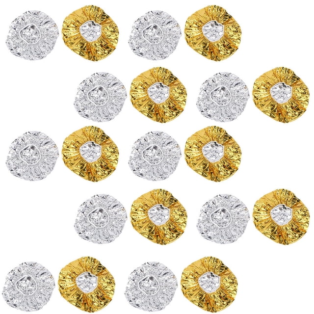 DEEPCRAFF 20Ud Tapas De Aluminio Para Con Calor Para Salón Uso Reutilizables Y Duraderas