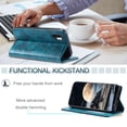 thumbnail image 3 of Nalacover for Samsung Galaxy Note10+ Wallet Case, Vintage PU Leather Book Folding Folio Case with Credit Card Slots Hidden Magnetic Closure Flip Kickstand Shockproof Slim Phone Case,Green, 3 of 8
