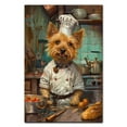 thumbnail image 3 of Hudo Norwich Terrier Dog Chef Poster, Dog Chef Wall Art Decor for Kitchen Wall Home Office and Farmhouse Cottage Decorations, 3 of 5