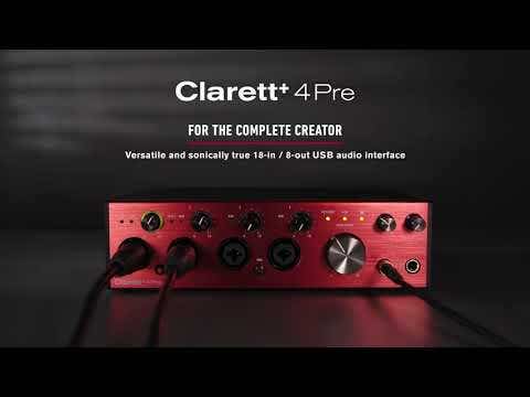 Focusrite Clarett+ 4PRE USB-C Audio Interface
