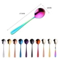 thumbnail image 5 of Joernso Soup Spoon Mirror Surface Ergonomic Stainless Steel Non-stick Rust-proof Dinner Spoon Kitchen Supplies, 5 of 8