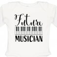 thumbnail image 4 of Inktastic Future Musician Piano Music Boys or Girls Long Sleeve Baby Bodysuit, 4 of 5
