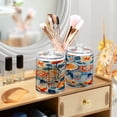 thumbnail image 6 of Clear Storage Jar 2.75x 4.13 Inches One Sizex4 Cotton Swabs Cans Translucent Plasticental Floss Cans Cotton Pads Cans Bathroom Canisters Colorful Pretty Elephant, 6 of 7