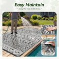thumbnail image 4 of Outdoor Rug 5x8 ft Waterproof Outdoor Carpet-Patio RV Deck Camping Rug Portable Boho Rugs for Outdoor Area Rug Picnic Backyard Porch Beach, 4 of 7