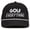 Golf Over Everything - Black Cap (Black/White Rope), variant on Funky Junque Performance Golf Rope Hat Mid-Crown Snapback Cap with Flexible Bill and Breathable Fabric - Deep Sea Dive Wear - Black Cap (White Rope)