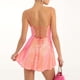 thumbnail image 5 of Vestido De Tirantes Finos Vestido ajustado para mujer Sin espalda Estilo sexy Color sólido Cuello cuadrado Traje de vacaciones Kuymtek Rosa S para Mujer, 5 of 8