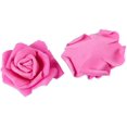 thumbnail image 4 of Coolmade Rose Flower Heads, Artificial Roses for Weddings and Crafts (3 in, Deep Pink, 100), 4 of 5