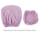 thumbnail image 5 of Funda para silla de oficina, resistente al desgaste, lavable, Multicolor, estilo Simple, decoración del hogar, funda para sillas, cojín, funda de respaldo, púrpura, 2 paquetes kenally HA011226-10, 5 of 5