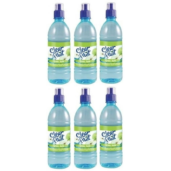 Dana Market - Clear Fruit Green Apple Flavored Water 6 Pack 16.9 oz Bottles