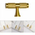 thumbnail image 2 of Perilla de puerta de armario de latón macizo en forma de T, manija universal para muebles para cajón/armario de cocina/puerta - 50 mm (2 piezas), 2 of 5