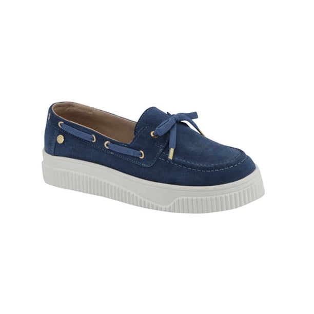 410-01 Mocasín Plataforma 4cm Azul Mezclilla Cklass 410-01