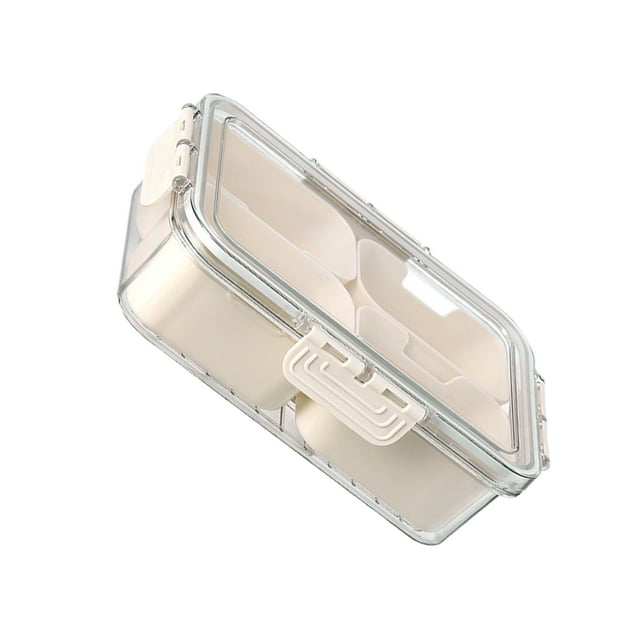 Recipiente hermético Matsuzay para almacenar alimentos con tapa 4 rejillas cocina picnic
