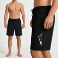 thumbnail image 3 of Taigaofy Lightweight Men's Athletic Shorts Quick Dry Moisture-Wicking for Gym Running Training Black L, 3 of 8