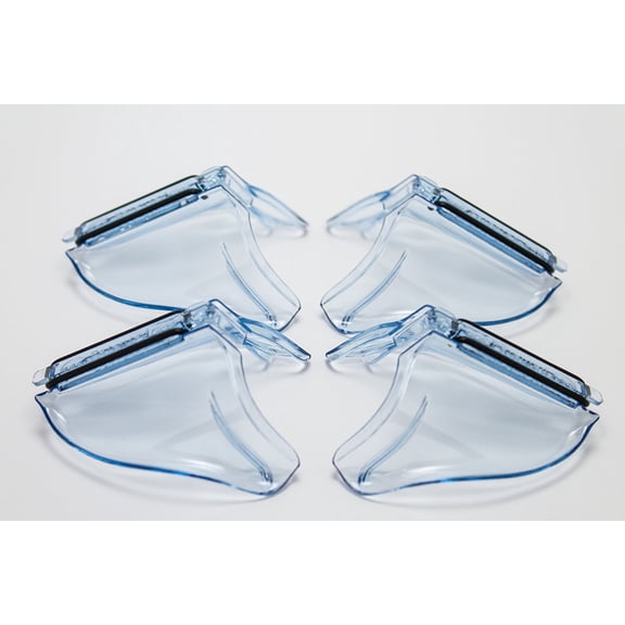 B26 Wing Mate Safety Glasses Side Shields- Fits Small to Medium Eyeglasses (2 Pair)