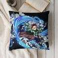 thumbnail image 3 of Demon Slayer Pillow Case Soft Pillow Cover Pillowcase Decorative Cushion Cover Home Decor 22 "x22 ", 3 of 8