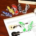thumbnail image 1 of YAOMOBB Pince à Notes en Forme de Balance Musicale Pince à Notes en Forme de Balance Musicale Réutilisable Creux Portable Pince Mémo Index Marque-Page Livre Bureau École Papeterie, 1 of 7