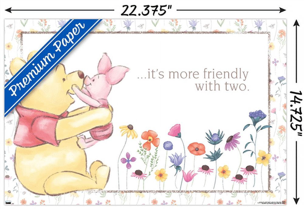 Disney Winnie the Pooh - 95th Anniversary Wall Poster, 14.725" x 22.375"