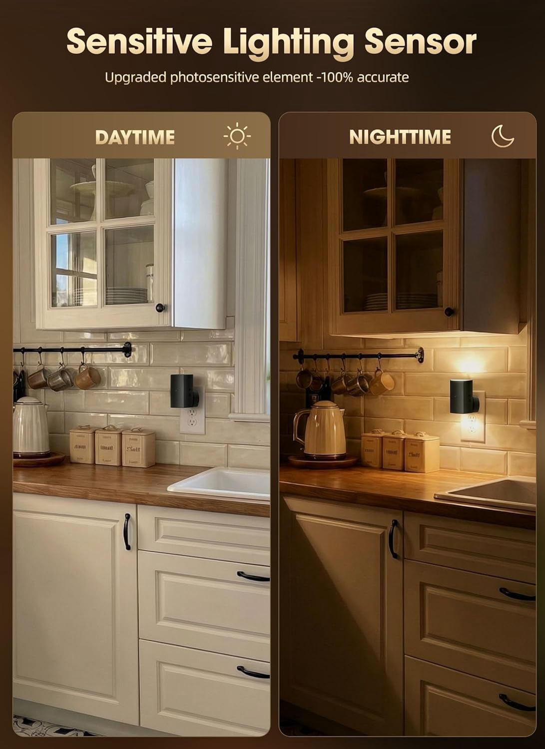 2 Pack Night Lights Plug Into Wall, Modern Night Light with Rotating Plug, Dusk to Dawn Sensor, 0-100LM Stepless Dimming Nightlights, Home Decor for Hallway Bedroom Bathroom, Soft White