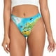 thumbnail image 1 of Balery World Map With Animals Landmarks Tangas de Algodón para Mujer con Estampado – Ropa Interior Sexy, Transpirable, G-string-X-Small, 1 of 6