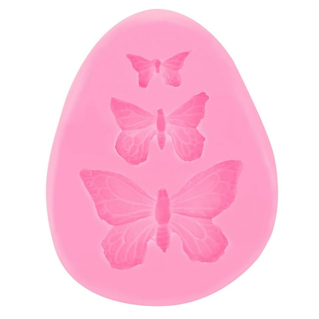 Moldes de silicona con forma de mariposa para decorar tartas, fondant y chocolate