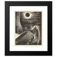 thumbnail image 2 of Letterio Calapai 12x14 Black Modern Framed Museum Art Print Titled - How God Fix Jonah Pl7 (1946), 2 of 5