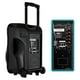 thumbnail image 5 of beFree Sound Altavoz PA portátil para fiestas con Bluetooth, recargable, de 12 pulgadas, 2500 vatios, con luces iluminadoras, negro, altavoz portátil BFS-12, 5 of 5