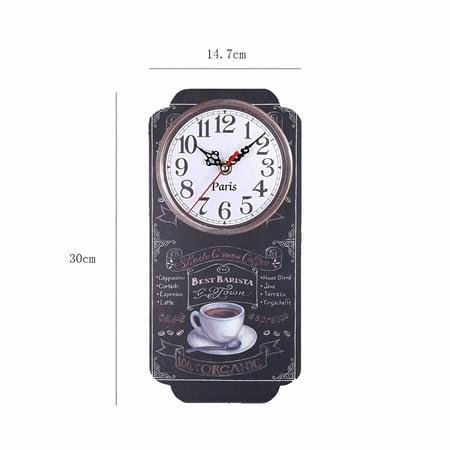 DESIGNICE 2026 New Hot Sale Home Clock,European Retro Square Wall Clock Home Living Room Decoration