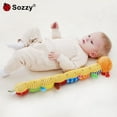 thumbnail image 3 of Sozzy Caterpillar Height Ruler Plush Toy Orange, 3 of 4