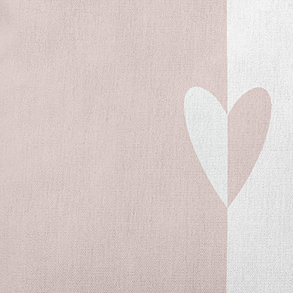 16" x 16" Simply Daisy Modern Heart Polyester Accent Pillow, Pale Pink Qty 1