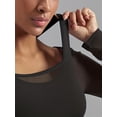 thumbnail image 3 of Top-kevin Women's Sports Long Sleeve Fitness Long Sleeve Mesh Design for Running Gym Yoga, 3 of 8