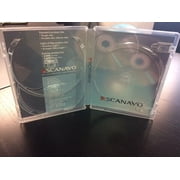 10 Original Scanavo 17mm Triple (3) Blue Blu-Ray Case, Super Clear, BR3/ONET