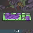 thumbnail image 3 of 104 Keys Double Shot PBT Translucnt Backlit Keycap OEM Profile Keyset for All Cherry MX Switches Mechanical Gaming Keyboards Standard ANSI Layout 108 104 87 TKL 60% (EVA), 3 of 4