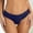 Dark Blue, variant on Cotton Bikini Underwear Women Womens Solid Color Underwear Breathable Sports Boy Shorts Panties Lace Briefs Gym Underwear Women Black M