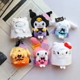 thumbnail image 5 of Sanrio Halloween Kuromi Melody Little White Plush Pendant Toy Hello Kittle Pompompurin Peripheral Doll Children's Gift Souvenir, 5 of 5