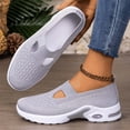thumbnail image 2 of Dakaela Women's Slip on Orthopedic Sneakers Breathable Mesh Knitted Walking Shoes with Wide Width Arch Support Non Slip Sole Size 8.5, 2 of 7