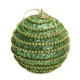 thumbnail image 6 of Xinwanna 8cm Christmas Ball Colorful Bead Chain New Year Decor Gift Xmas Tree Golden Color Powder Chain Ball Pendant Ornament for Party (Silver), 6 of 13