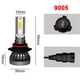 thumbnail image 3 of FLhrweasw 2 Faros Antiniebla Automáticos 6000LM LED Antiniebla IP68 Al 6000 K 36 W (9005 (HB3)), 3 of 9