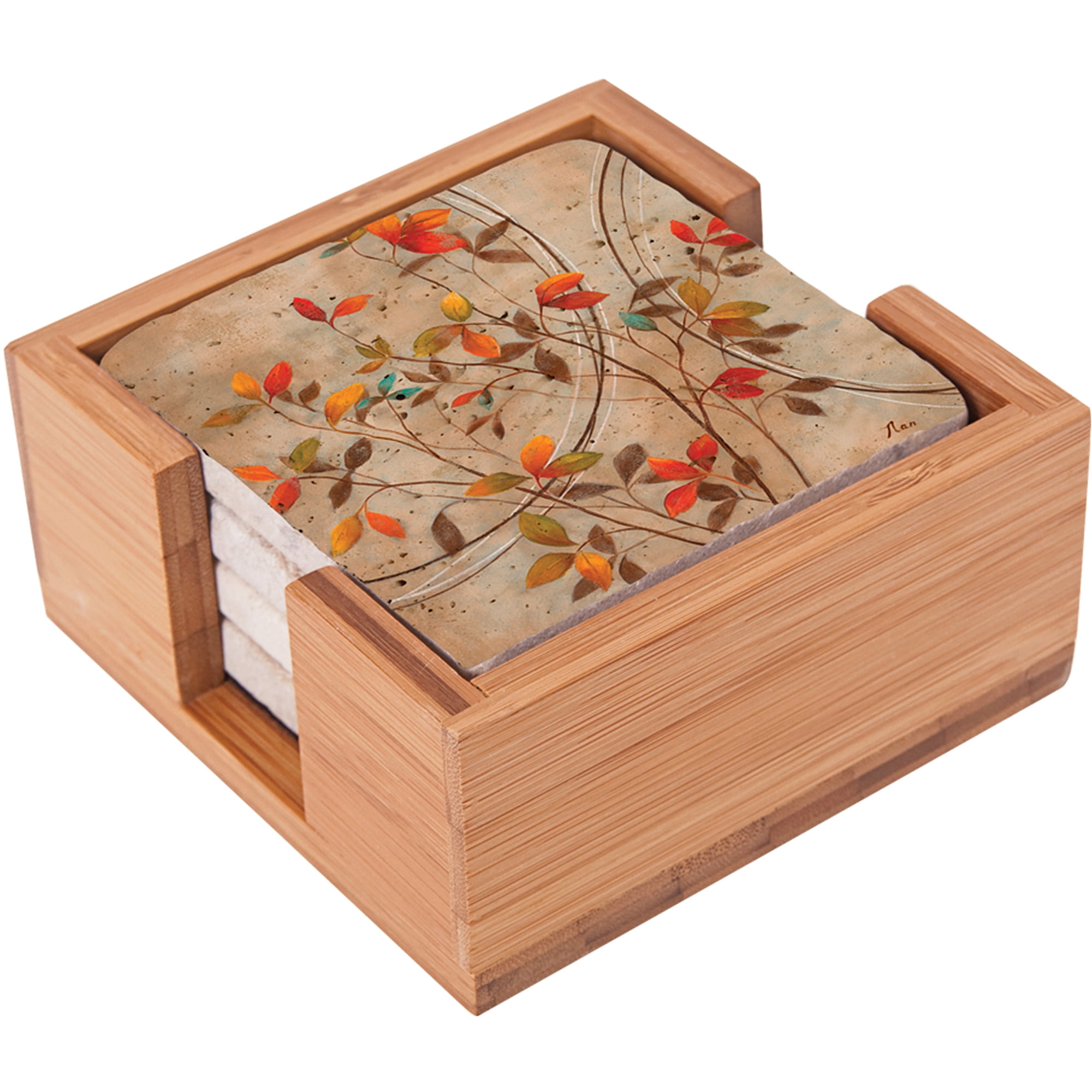 Coasters Walmartcom - Thirstystone Impressions Square Bamboo Holder For Travertine Thirstystoneimpressions Drink Coasters coasters walmartcom - thirstystone impressions square bamboo holder for travertine thirstystoneimpressions drink coasters