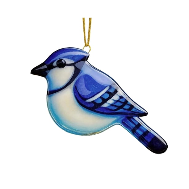 Adornos navideños de pájaros plásticos, colibrí, petirrojo, búho, regalo conmemorativo para amantes de la naturaleza.