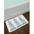 thumbnail image 2 of Venus Bath Mat, Love and Beauty Historic Antique and Greek Folklore Archaeology Art, Plush Bathroom Decor Mat with Non Slip Backing, 29.5" X 17.5", Blue Grey and White, by Ambesonne, 2 of 2