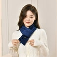 thumbnail image 3 of UTSJKR 2 PC Intelligent Electric Heated Scarf 2025 Stylish Portable Rechargeable Neck Warmer Electric Heating Pad Neck Heat Wrap Navy, 3 of 4