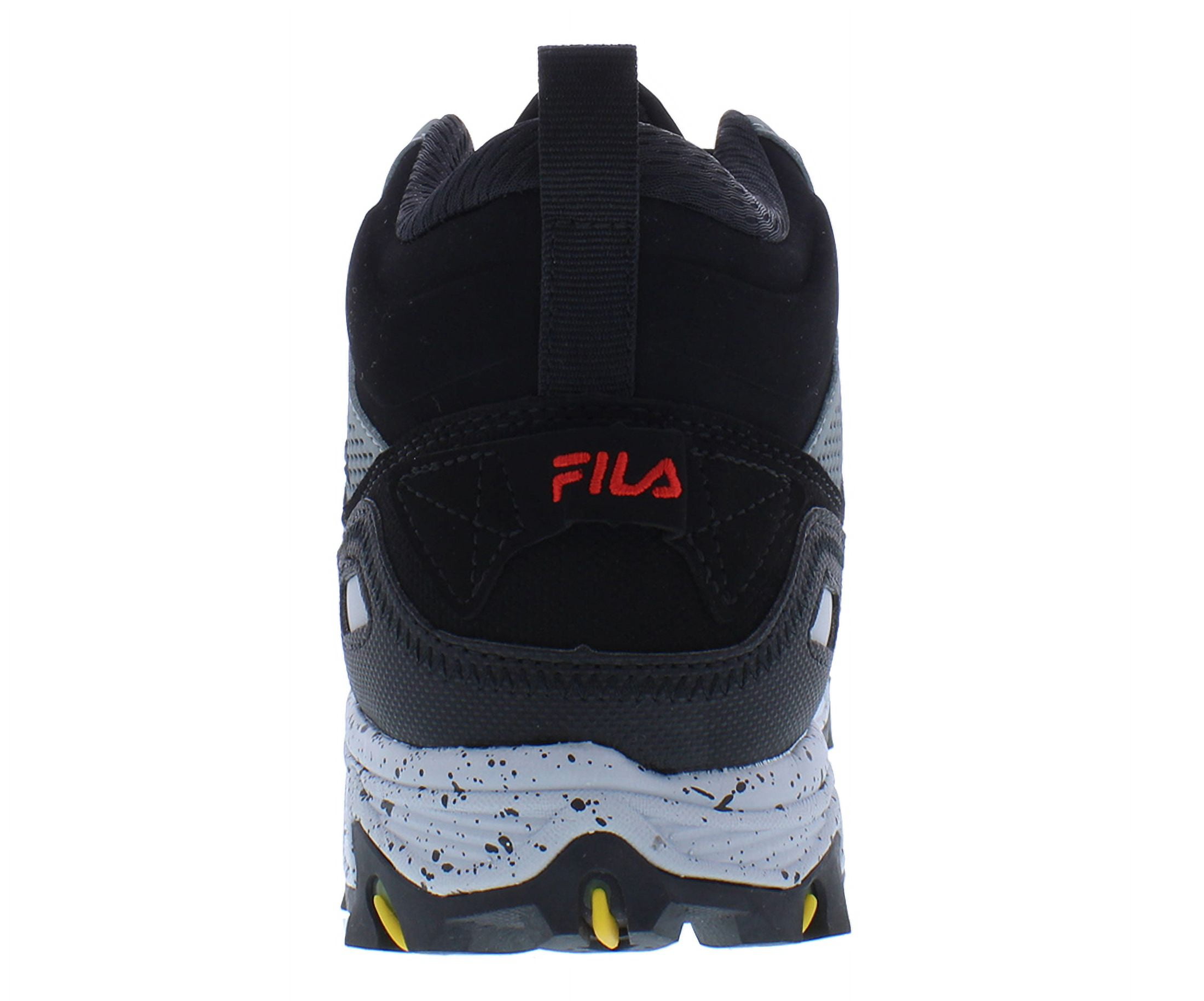 Fila GRAND TIER MID Mens Outdoor Shoe Size 11.5 Monument Black Lemon in Rwanda at RWF 76405 Rating 5