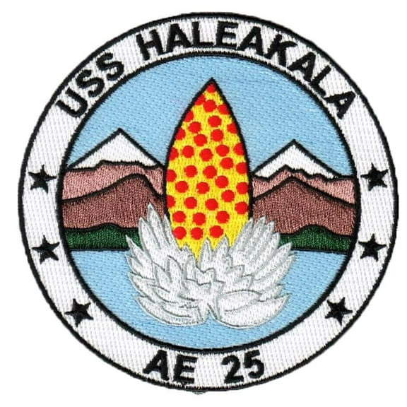 USS HALEAKALA AE-25 Patch – Sew On