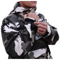 thumbnail image 3 of Camo Anorak Hoodie Military Parka Outdoor Army Tactical Sweatshirt Multi-Pocket - Gray Camo / X-Large, 3 of 3