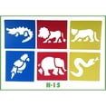 thumbnail image 1 of Children drawing Pattern with Different Shape Environmental PP Painting Drawing stencil Children drawing Stencil for School Project, 1 of 4