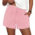 thumbnail image 1 of Pantalones de Pijama PRETTYGARDEN para Mujer, Shorts Boxer a Rayas, 1 of 8